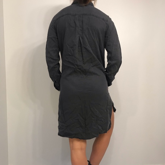 ZARA GREY BUTTON UP DRESS! - Picture 4 of 4